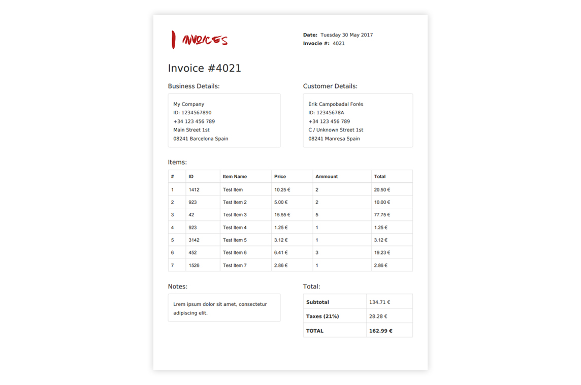 Invoices Generate Invoices In Laravel Made With Laravel